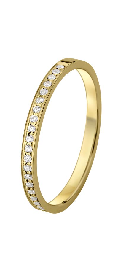 533687-5100-001 | Memoirering <br>Recklinghausen 533687 585 Gelbgold, Brillant 0,185 ct H-SI100% Made in Germany   1.771.- EUR   